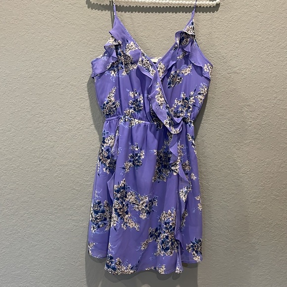 Joie silk Foxglove Dress with ruffle detail - Picture 2 of 10
